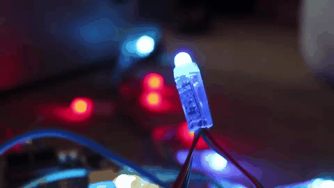 Animation of LEDs flashing